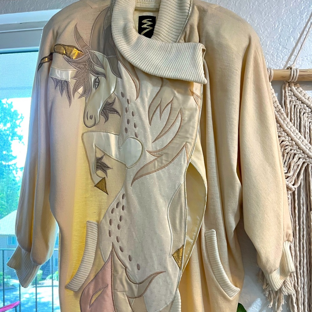 Rare Vintage Unicorn Jacket - 1985 Szato - Size Small